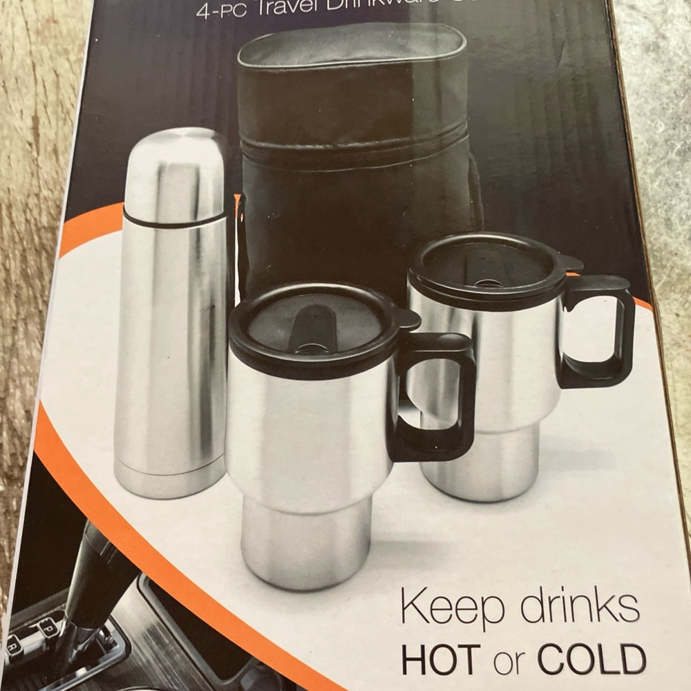 Stainless Steel Travel Drinkware Set